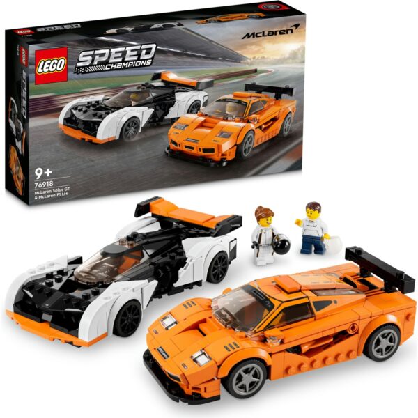 LEGO® Speed Champions McLaren Solus GT ve McLaren F1 LM (76918)