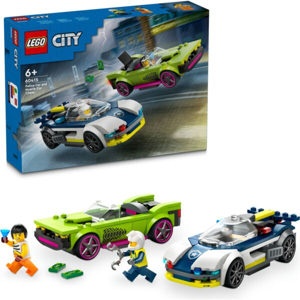LEGO® City Polis Arabası ve Spor Araba Takibi (60415) 