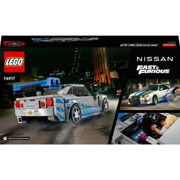 LEGO® Speed Champions Daha Hızlı Daha Öfkeli Nissan Skyline GT-R (R34) (76917) - Görsel 3