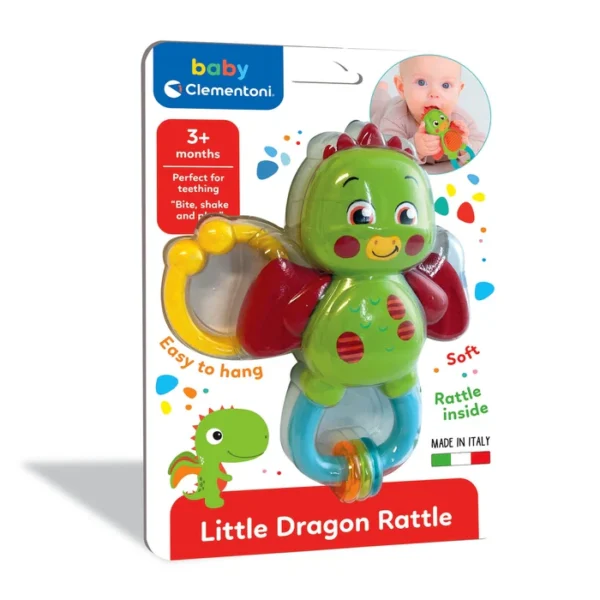 Baby Clementoni Sevimli Ejderha Çıngırak - Görsel 2