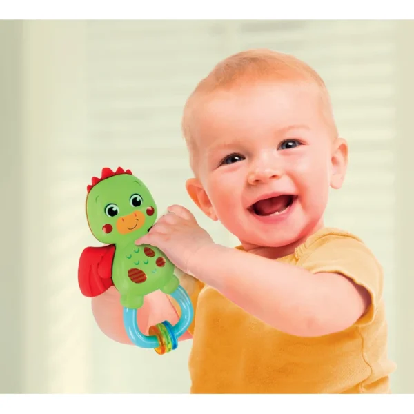 Baby Clementoni Sevimli Ejderha Çıngırak - Görsel 3