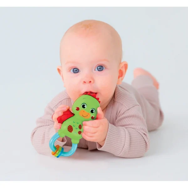 Baby Clementoni Sevimli Ejderha Çıngırak - Görsel 4