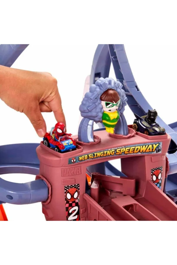 HOT WHEELS® RacerVerse Marvel 2 Araçlı Pist Seti (HPL34) - Görsel 3
