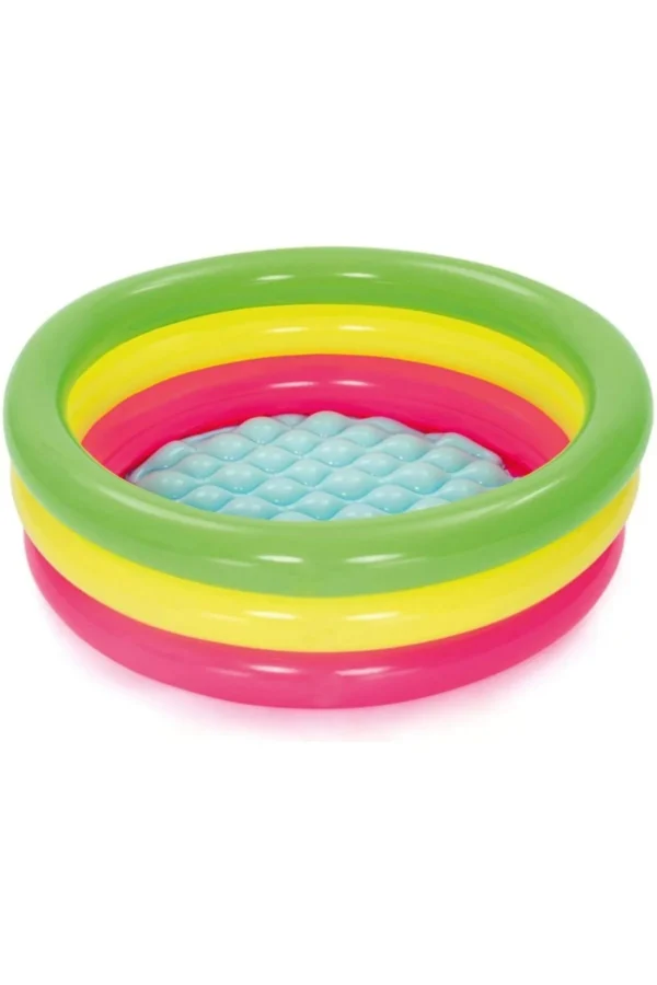 Bestway Şişme Zeminli 3 Halkalı Bebek Havuzu 70x24 Cm. 51128 - Görsel 2