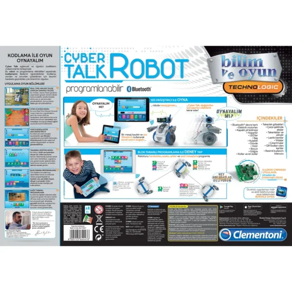 Robotik Laboratuvarı - Cyber Talk Robot 64447 - Görsel 3