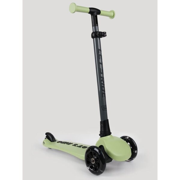Let's Ride Two Işıklı Katlanabilir 3 Tekerlekli Scooter Yeşil