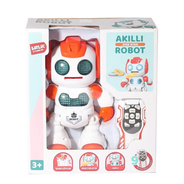 Kumandalı Programlanabilir Disk Atan Akıllı Robot