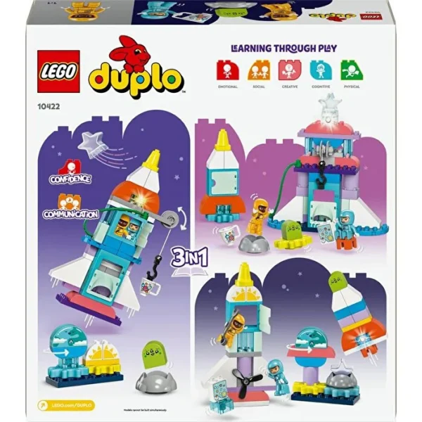 LEGO® DUPLO 3’ü 1 Arada Uzay Mekiği Macerası (10422) - Görsel 2