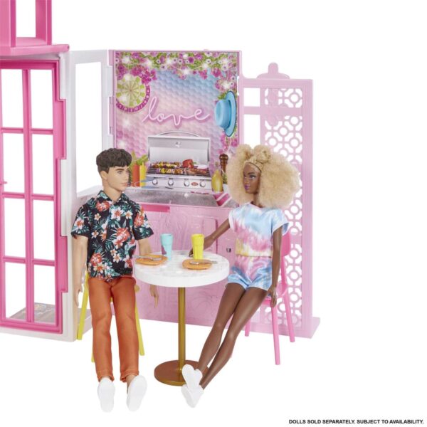 Barbie'nin Taşınabilir Portatif Evi HCD47 - Görsel 3