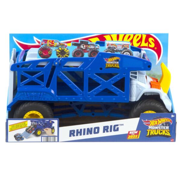 Hot Wheels® Monster Trucks Rhino Taşıyıcı Kamyon HFB13 - Görsel 4