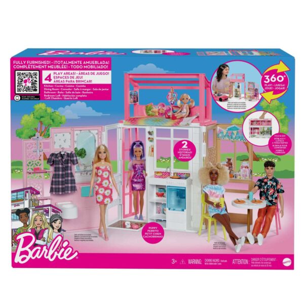 Barbie'nin Taşınabilir Portatif Evi HCD47
