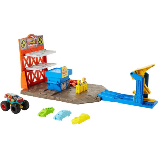Hot Wheels® Monster Trucks Patlama İstasyonu Oyun Seti HFB12 - Görsel 4