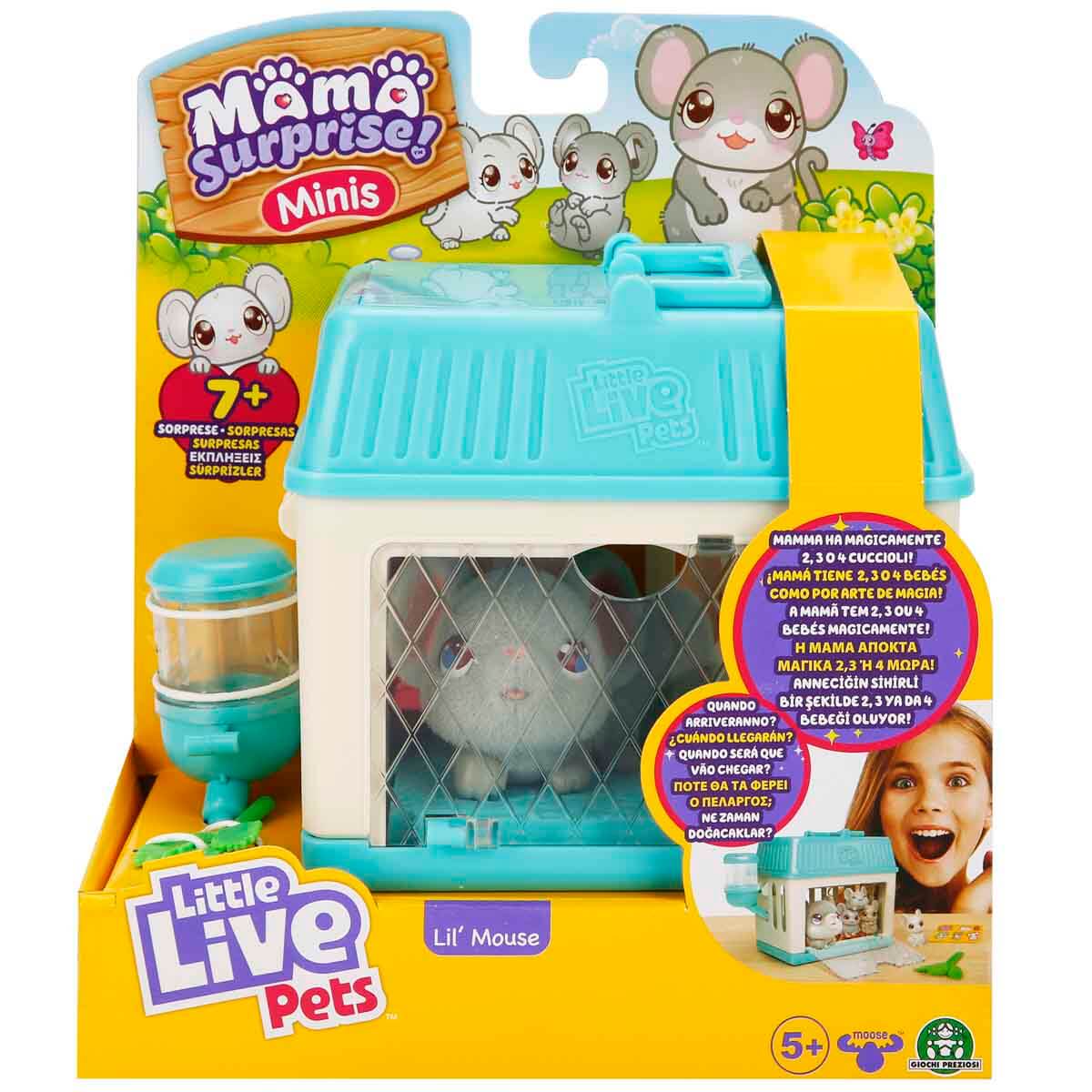 Little Live Pets Anne ve Yavruları Mini Fare Oyun Seti S2 LP301100 - Görsel 6