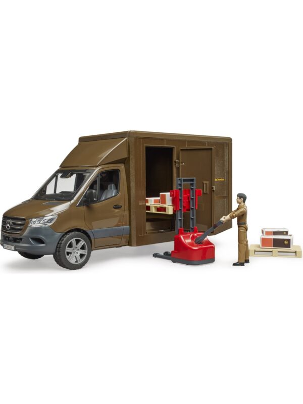 Bruder Mercedes Benz Sprinter Ups Kargo Aracı Transpalet BR02678 - Görsel 4
