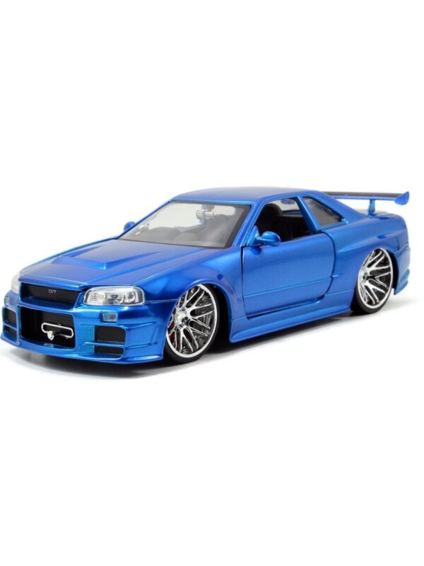 Jada Hızlı ve Öfkeli Fast & Furious Metal Diecast 2002 Nissan Skyline 1:24