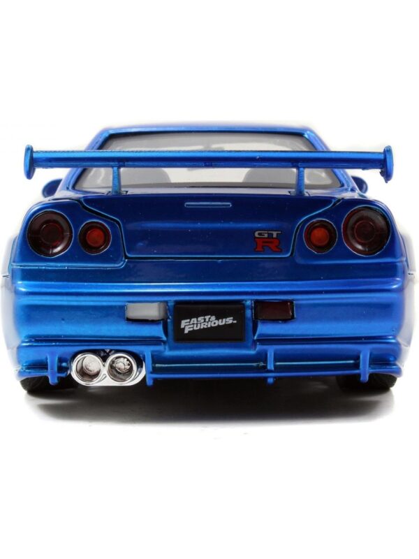Jada Hızlı ve Öfkeli Fast & Furious Metal Diecast 2002 Nissan Skyline 1:24 - Görsel 3