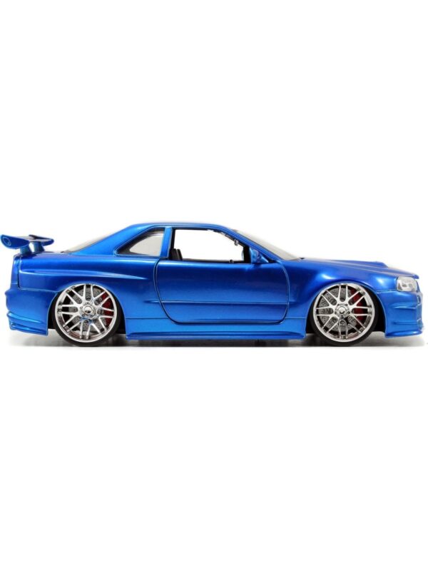 Jada Hızlı ve Öfkeli Fast & Furious Metal Diecast 2002 Nissan Skyline 1:24 - Görsel 4
