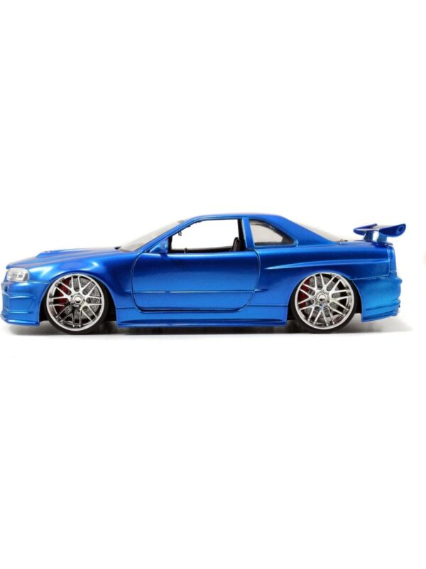 Jada Hızlı ve Öfkeli Fast & Furious Metal Diecast 2002 Nissan Skyline 1:24 - Görsel 5