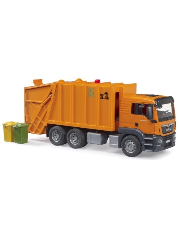 Bruder Man Tgs Çöp Kamyonu (Turuncu) BR03760 - Görsel 2