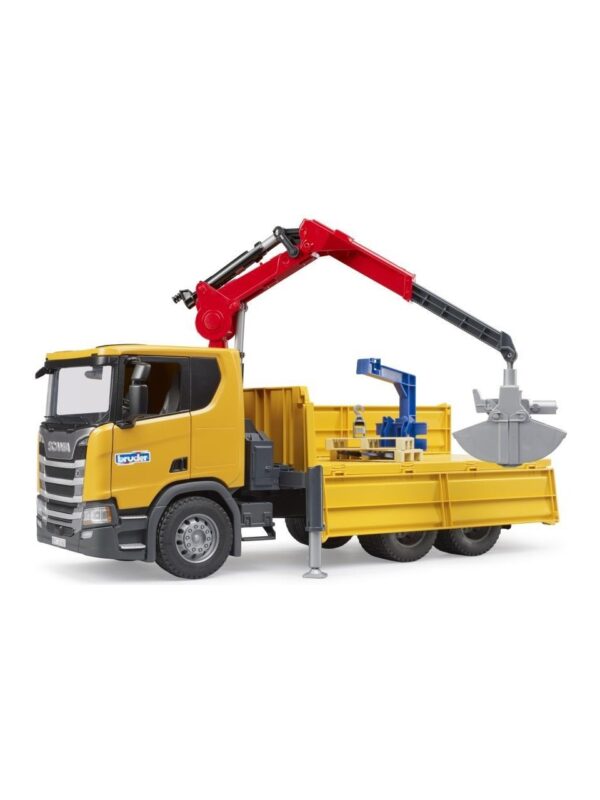 Bruder Scania 560R Vinçli Şantiye Kamyonu BR03551 - Görsel 5