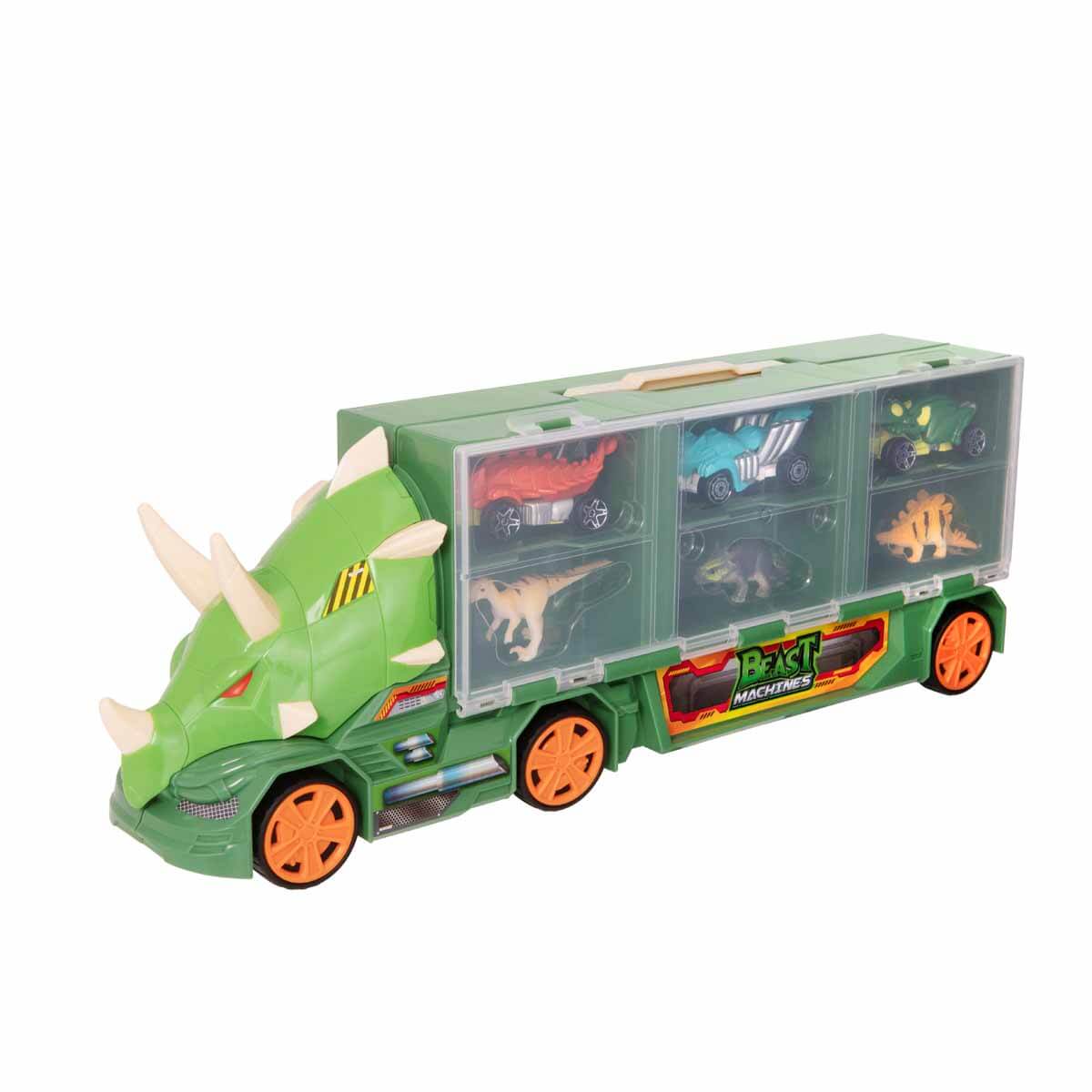 Teamsterz Dino Transporter 3 Araçlı 3 Dinozorlu Oyun Seti S00075571 - Görsel 3