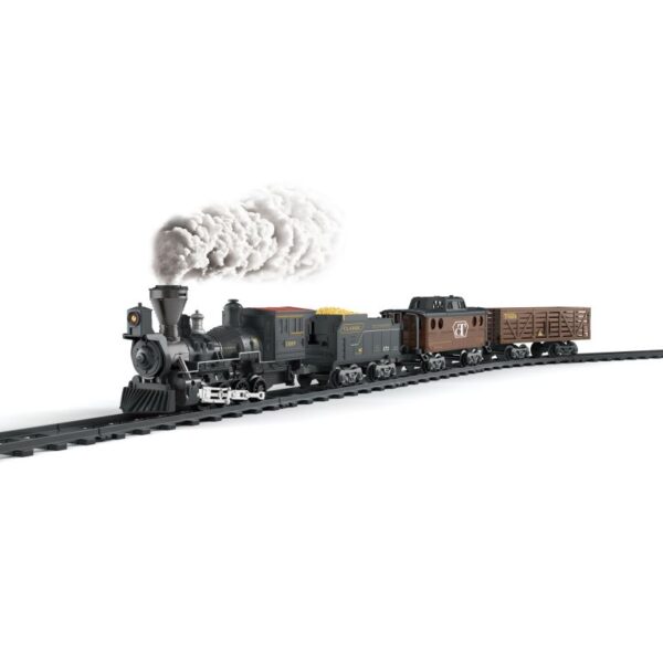 Vardem Işıklı ve Sesli 30 Parça Classic Buharlı Tren Set - Görsel 4