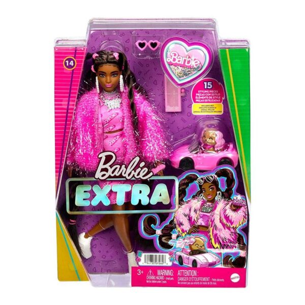 Barbie Extra - Nostaljik Kıyafetli Bebek HHN06 - Görsel 4