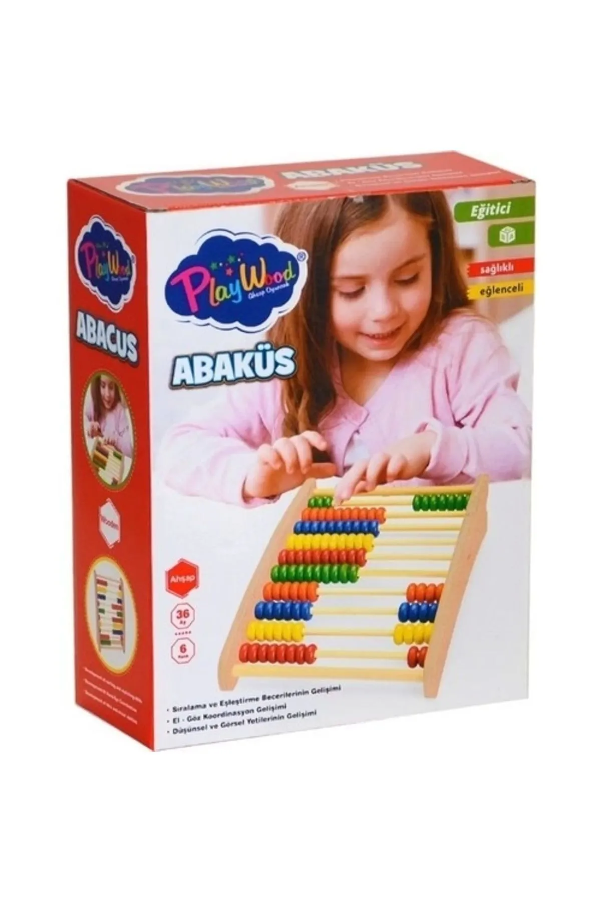 Playwood Eğitici Ahşap Abaküs - Görsel 2