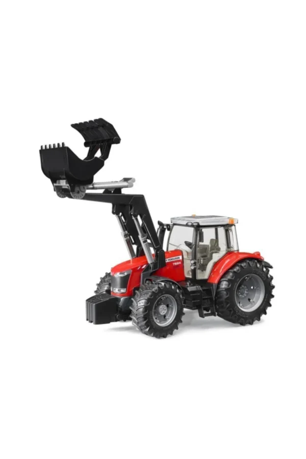 Bruder Massey Ferguson 7624 Kepçeli Traktör BR03047 - Görsel 3