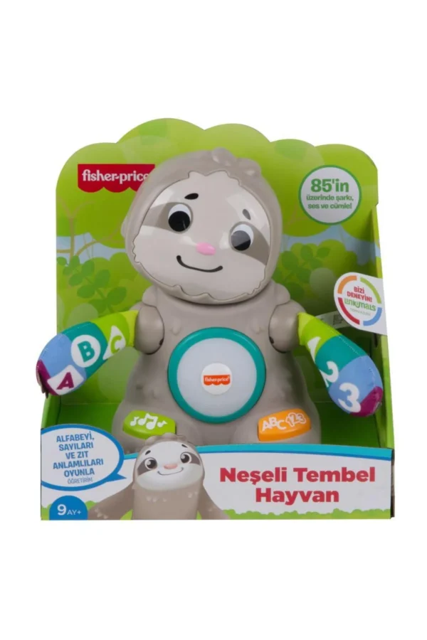 Fisher Price Linkimals Neşeli Tembel Hayvan Türkçe Müzikli Ve Işıklı Ghy93 - Görsel 5