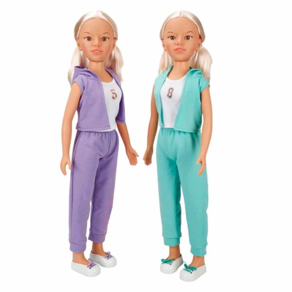 Yürüyüş Arkadaşım Clara Sporty 80 cm - Mor Eşofman Takımlı - Görsel 5