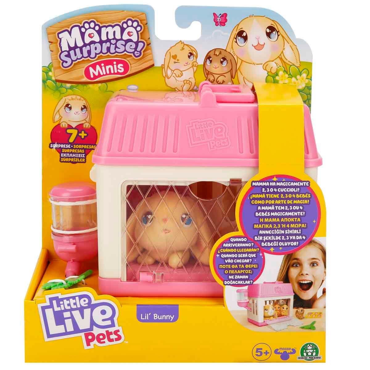 Little Live Pets Anne ve Yavruları Mini Tavşan Oyun Seti S2 LP301200 - Görsel 6