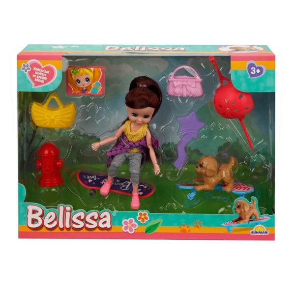 Belissa'nın Kaykayı ve Sevimli Köpeği