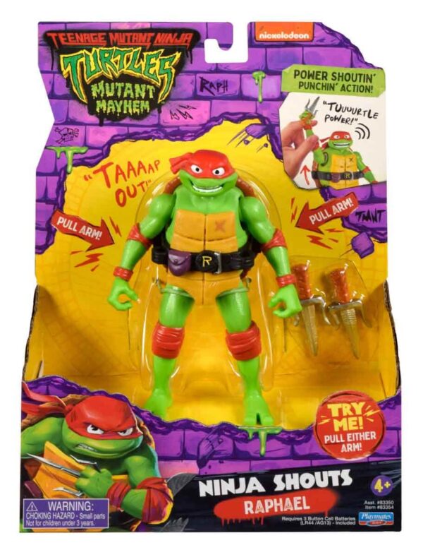 TMNT Delüks Aksiyon Figürler TU800000 Raphael - Görsel 3