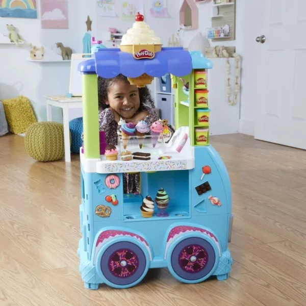 Play Doh Dev Dondurma Arabam F1039 - Görsel 9
