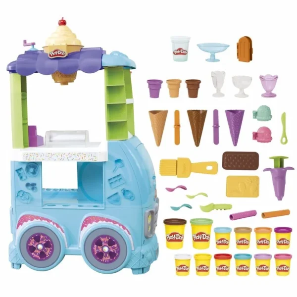 Play Doh Dev Dondurma Arabam F1039 - Görsel 2