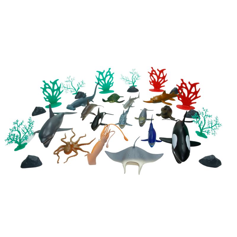 Vardem 30 Parça Hayvan Seti (2 Vahşi,2 Çiftlik, 1 Dinazor, 1 Okyanus) - Görsel 2