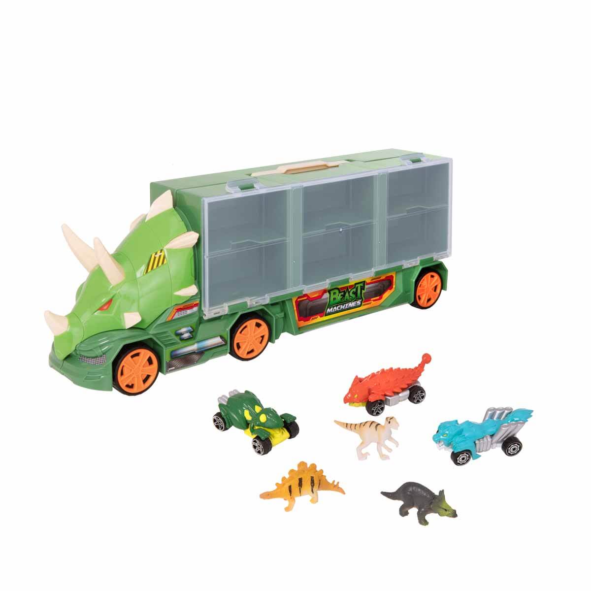 Teamsterz Dino Transporter 3 Araçlı 3 Dinozorlu Oyun Seti S00075571 - Görsel 2