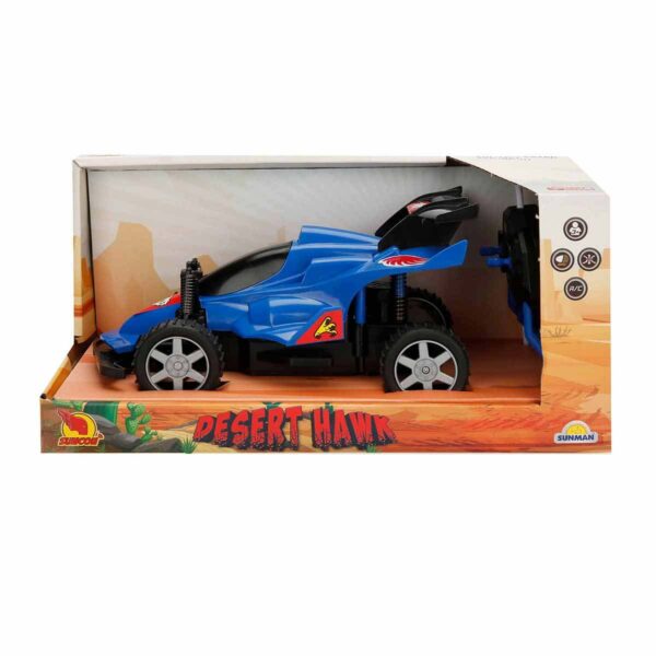 Suncon Uzaktan Kumandalı Desert Hawk Araba 23 cm Mavi - Görsel 4