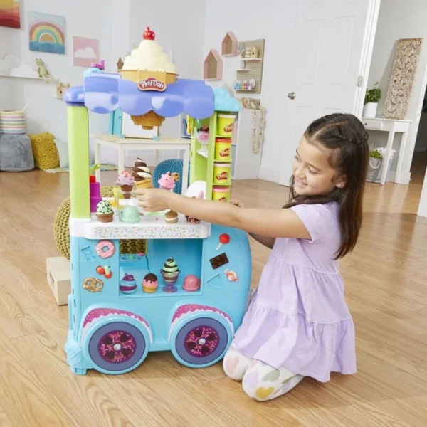 Play Doh Dev Dondurma Arabam F1039 - Görsel 5