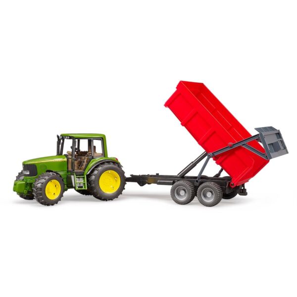 Bruder John Deere 6920 Traktör Ve Kırmızı Römorku BR02057 - Görsel 4