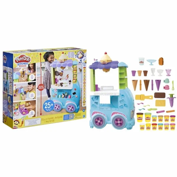 Play Doh Dev Dondurma Arabam F1039