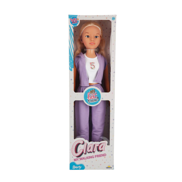 Yürüyüş Arkadaşım Clara Sporty 80 cm - Mor Eşofman Takımlı - Görsel 4