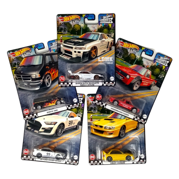 Hot Wheels Hot Wheels Premium Boulevard 2023 5’li Set - Görsel 2