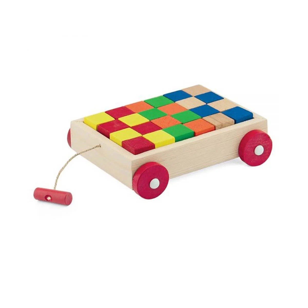 Playwood Ahşap Küp Bloklu Araba 25 parça - Görsel 2