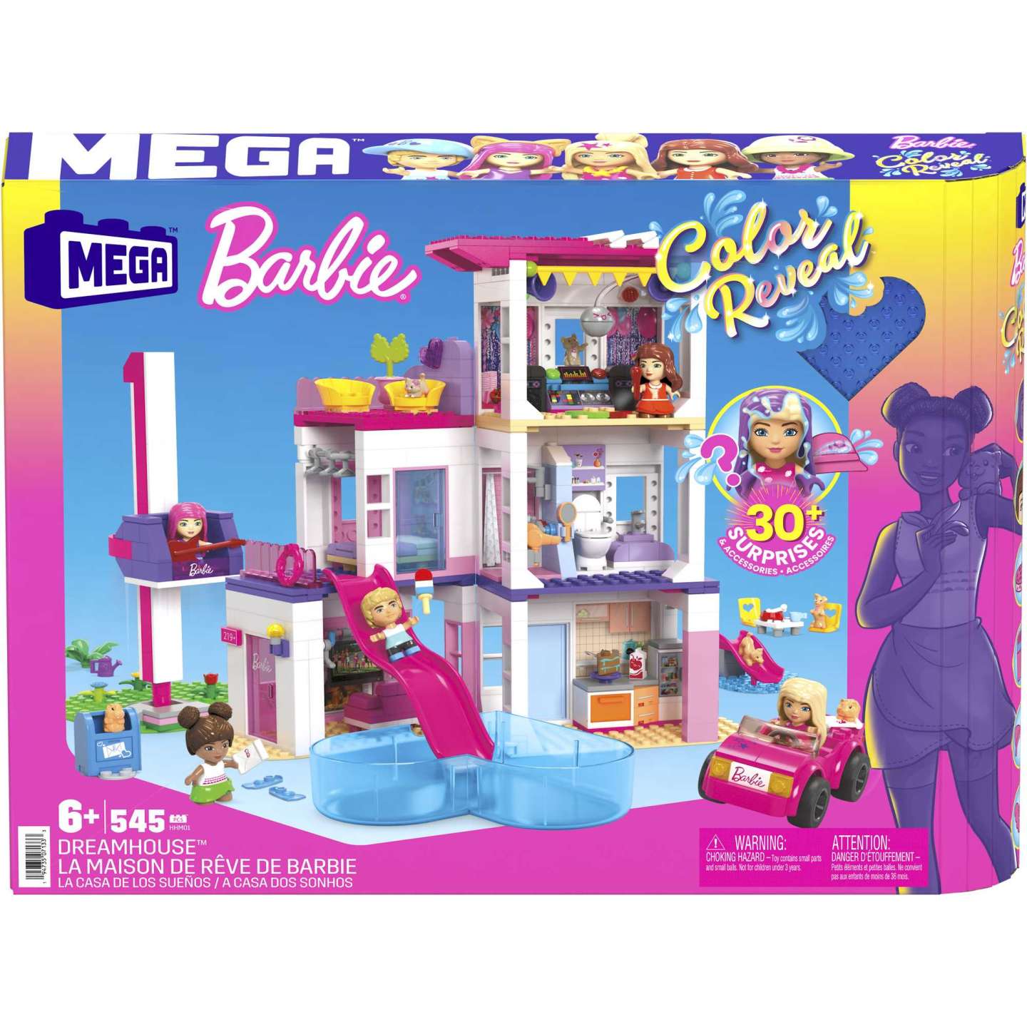 MEGA BARBİE® COLOR REVEAL™ RÜYA EVİ HHM01