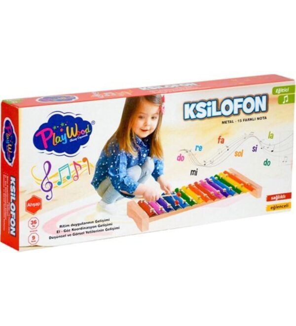 Kutuda Metal 15 Notalı Ksilofon - Görsel 3