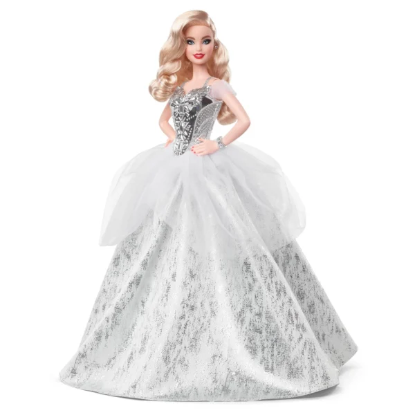 Barbie 2021 Mutlu Yıllar Bebeği Sarışın GXL18 - Görsel 3