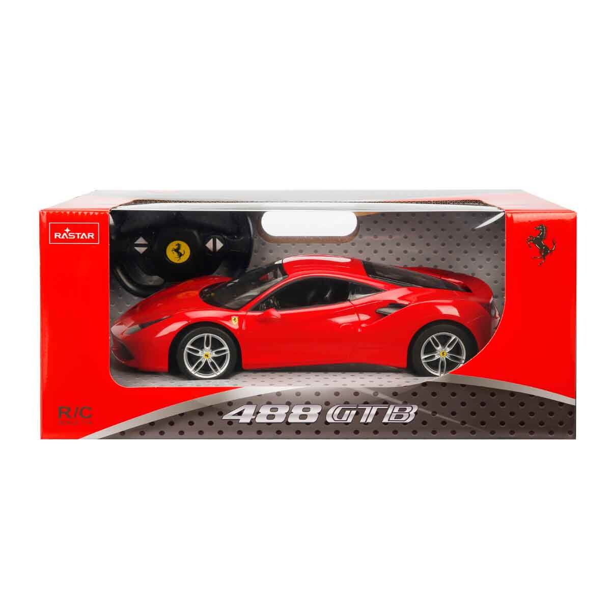 Rastar 1:14 Ferrari 488 GTB Işıklı Uzaktan Kumandalı Araba - Kırmızı - Görsel 3