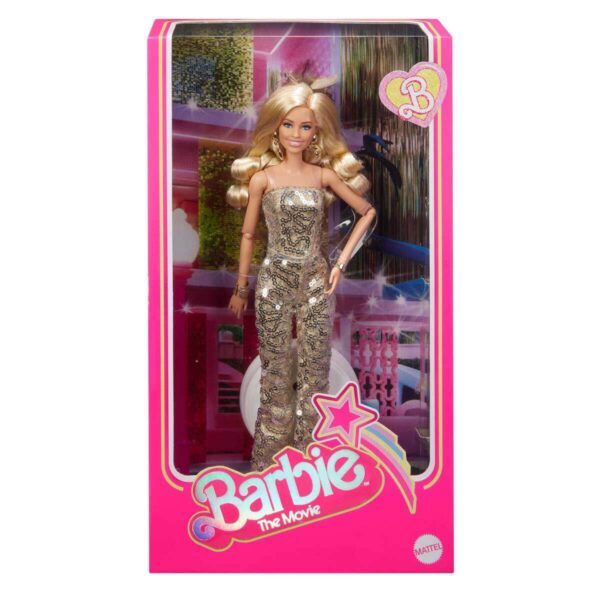 Barbie Movie Barbie Gold Tulumlu Bebek HPJ99 - Görsel 5